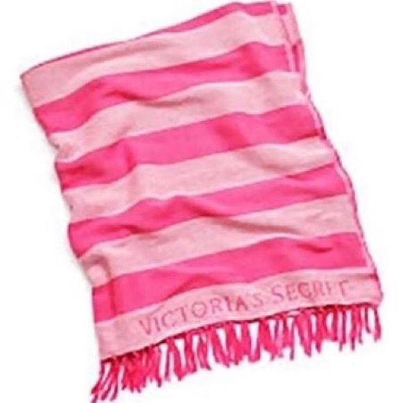 Victoria's Secret Other - Victoria’s Secret cotton beach blanket w/ logo